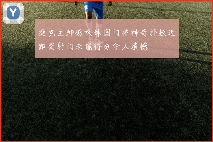 捷克主帅感叹韩国门将神奇扑救近距离射门未能得分令人遗憾